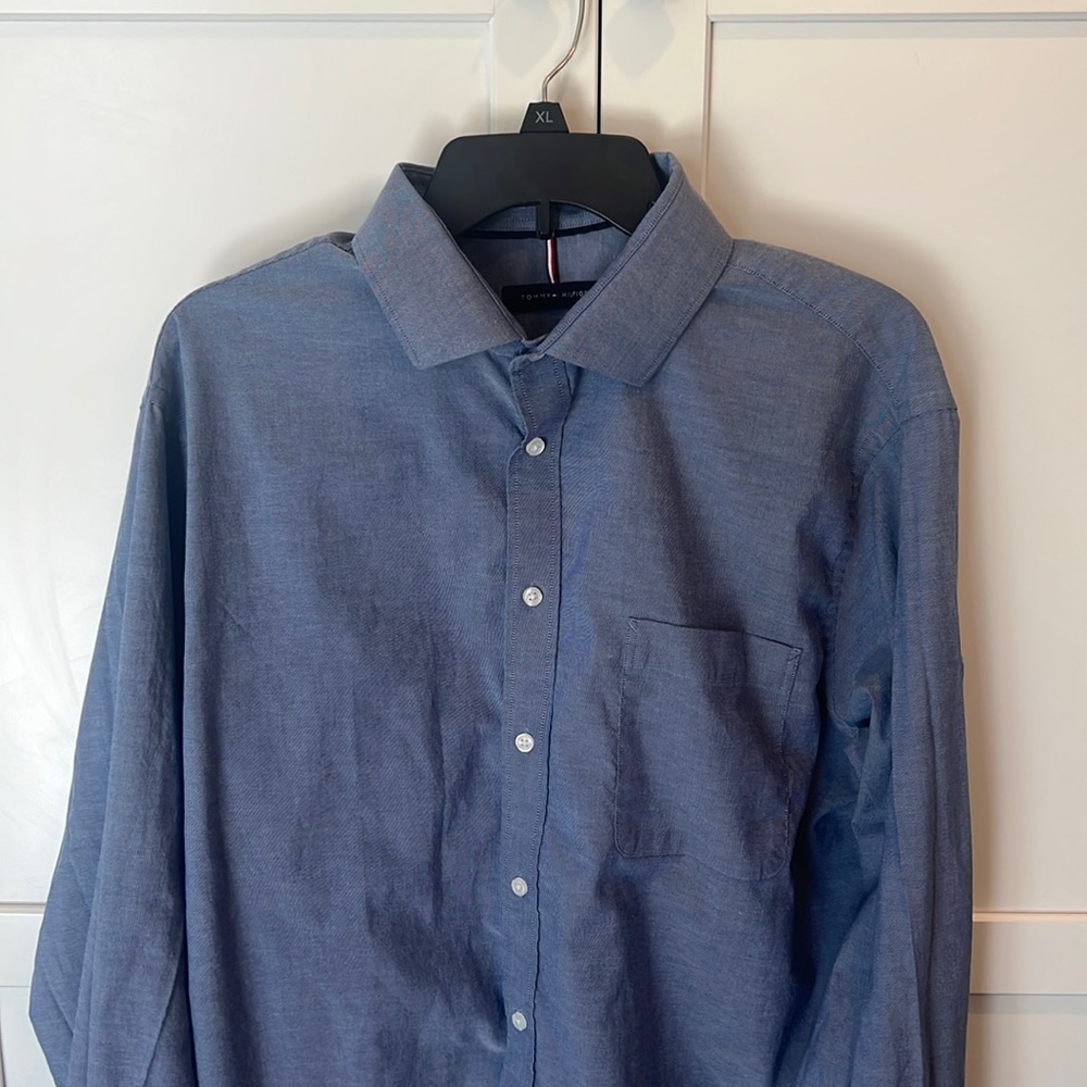 Tommy Hilfiger long sleeve mens dress shirt - regular fit